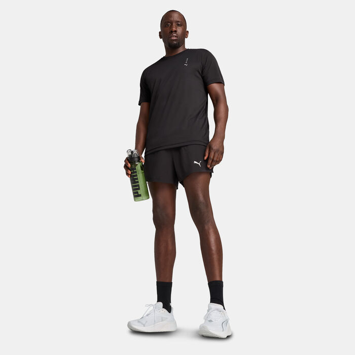 PUMA Men's Graphic Running T-Shirt Black PUMA Men's Graphic Running T-Shirt Black image number 2
