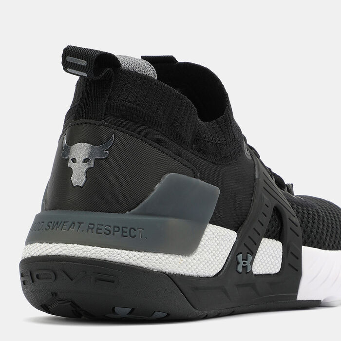 Under Armour Men's UA Project Rock 4 Training Shoe Black Under Armour Men's UA Project Rock 4 Training Shoe Black image number 4