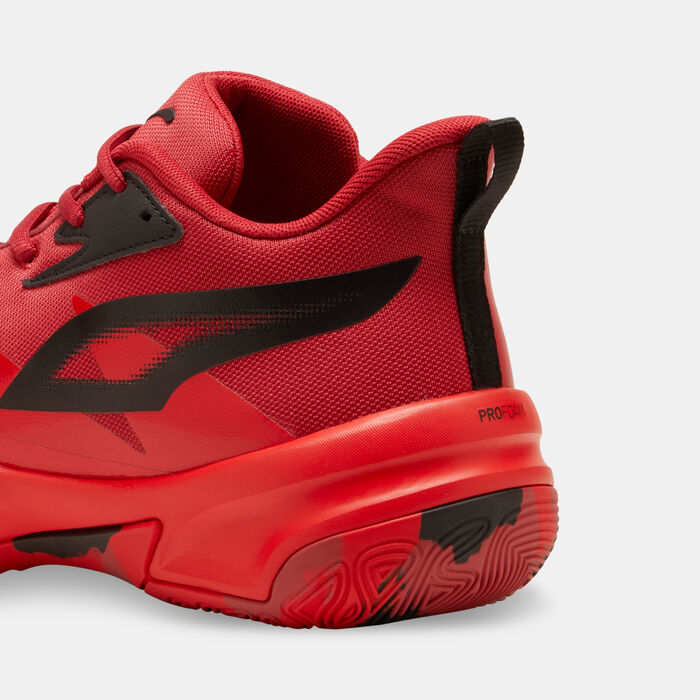 PUMA Men's Genetics Basketball Shoes Red PUMA Men's Genetics Basketball Shoes Red image number 4