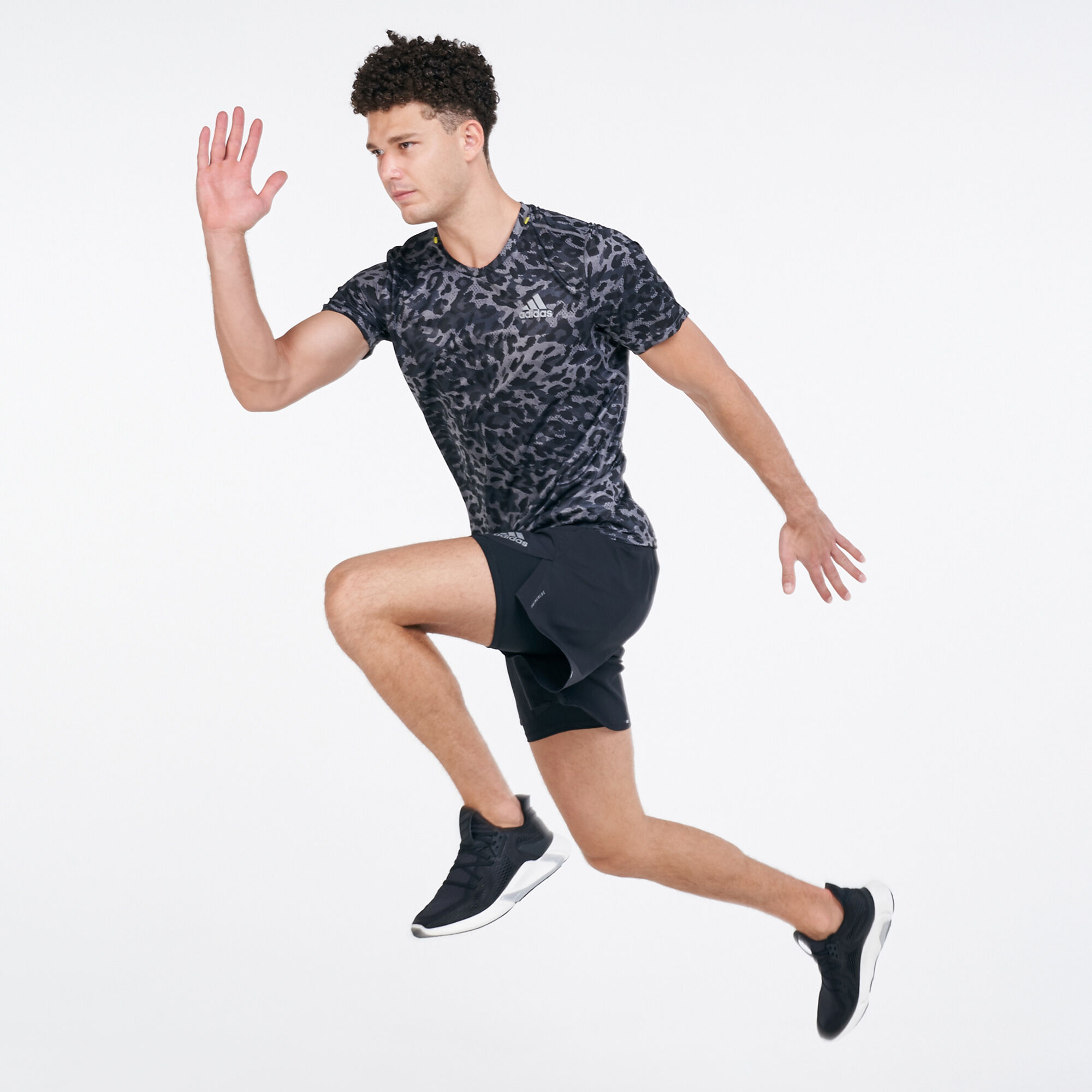 Adidas questar 2in1 clearance mens running shorts