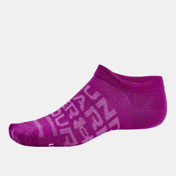 Under Armour Essential No-Show Socks (6 Pairs) Purple Under Armour Essential No-Show Socks (6 Pairs) Purple image number 0
