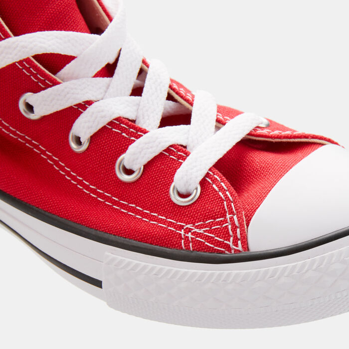 Converse Kids' Chuck Taylor All Star Hi-Top Unisex Shoe (Younger Kids) Red image number 4