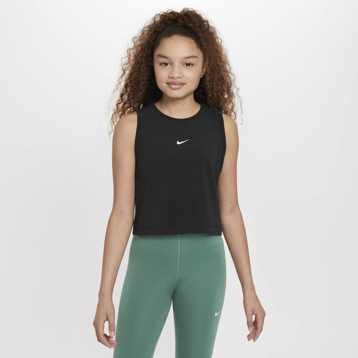 Nike Girls' Pro Dri-FIT Training Tank Top Black image number 0