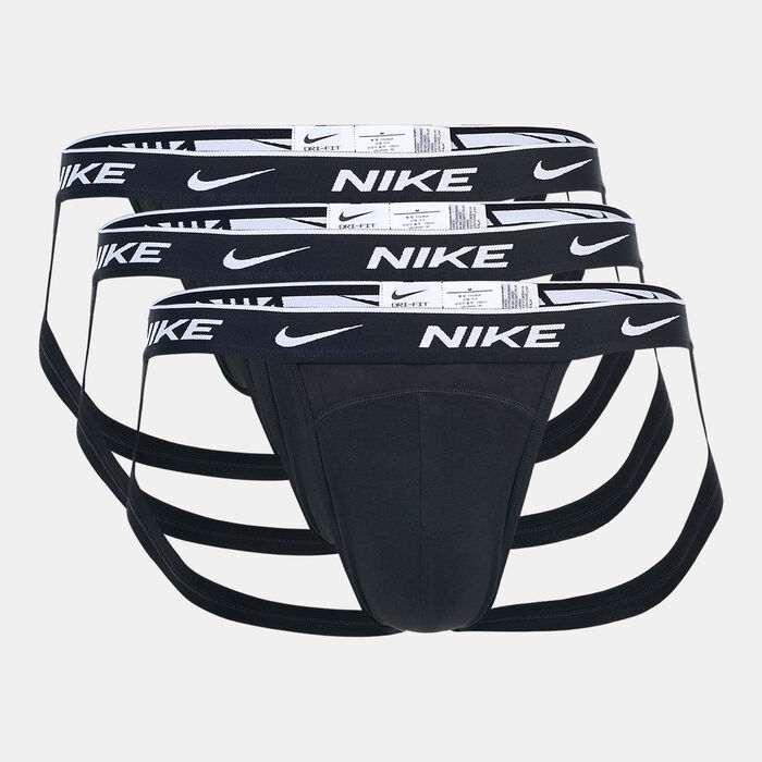 Nike Men's Jock Strap Briefs (3 Pack) Black Nike Men's Jock Strap Briefs (3 Pack) Black image number 0