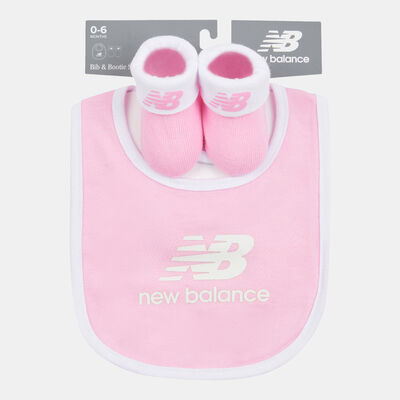 New Balance Kids' Bib & Bootie 2-Piece Set Pink