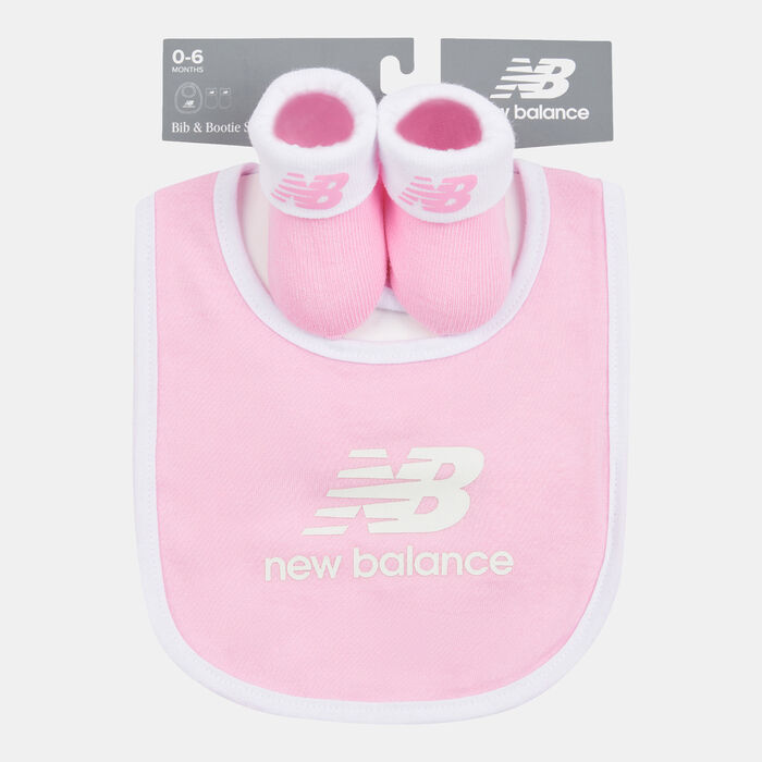 New Balance Kids' Bib & Bootie 2-Piece Set Pink New Balance Kids' Bib & Bootie 2-Piece Set Pink image number 0