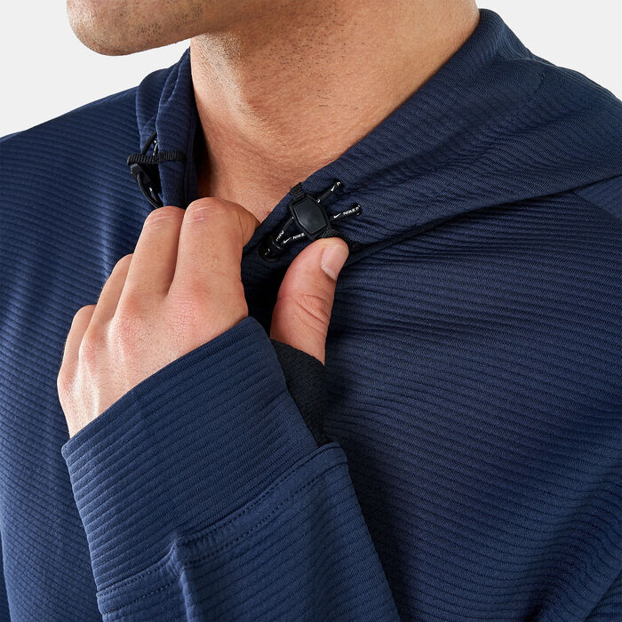 Nike Men's Pro Fleece Pullover Hoodie Blue Nike Men's Pro Fleece Pullover Hoodie Blue image number 3