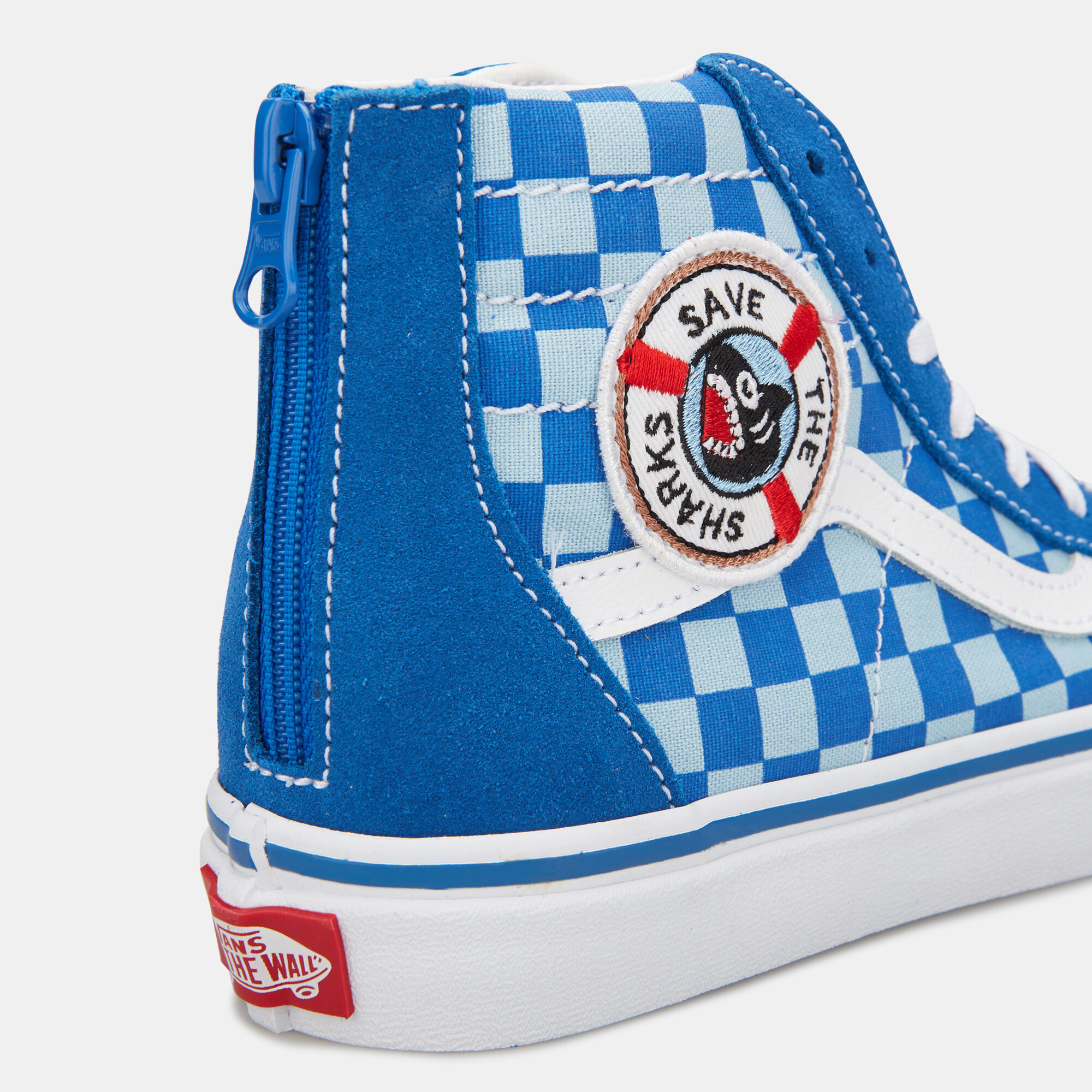 Kids glitter checkerboard clearance vans