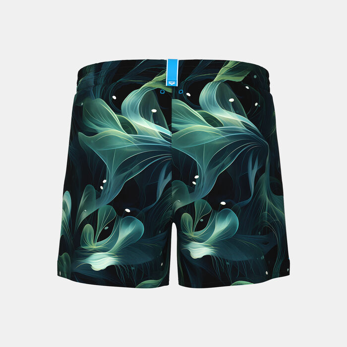 Arena Men's Printed Beach Shorts Green image number 1