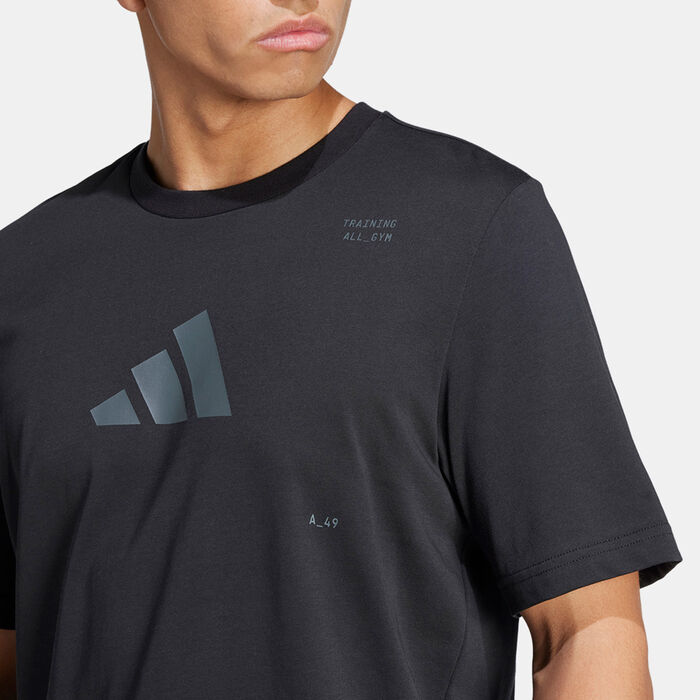 adidas Men's All-Gym Category Graphic T-Shirt Black image number 3
