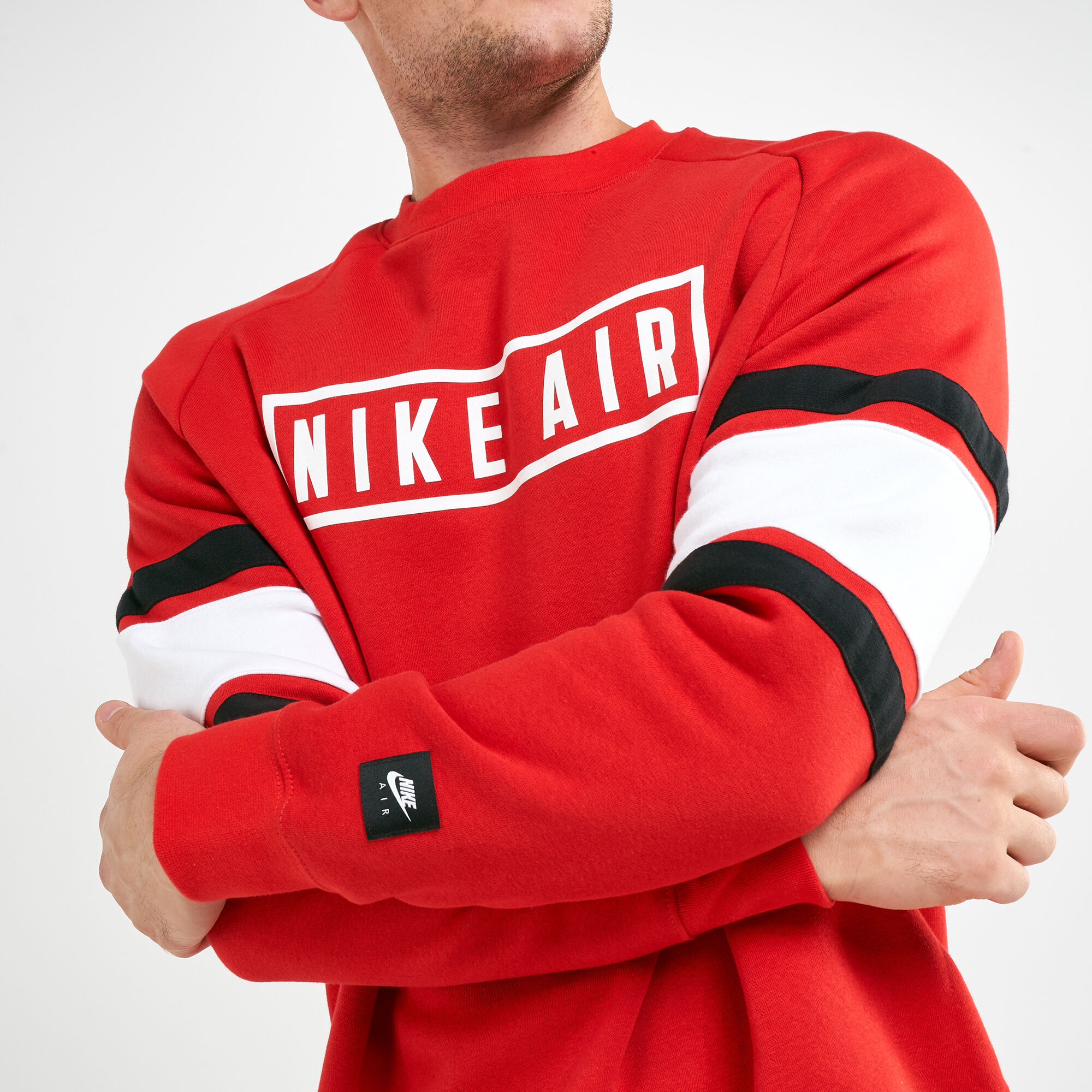 men's nike air fleece crewneck sweatshirt