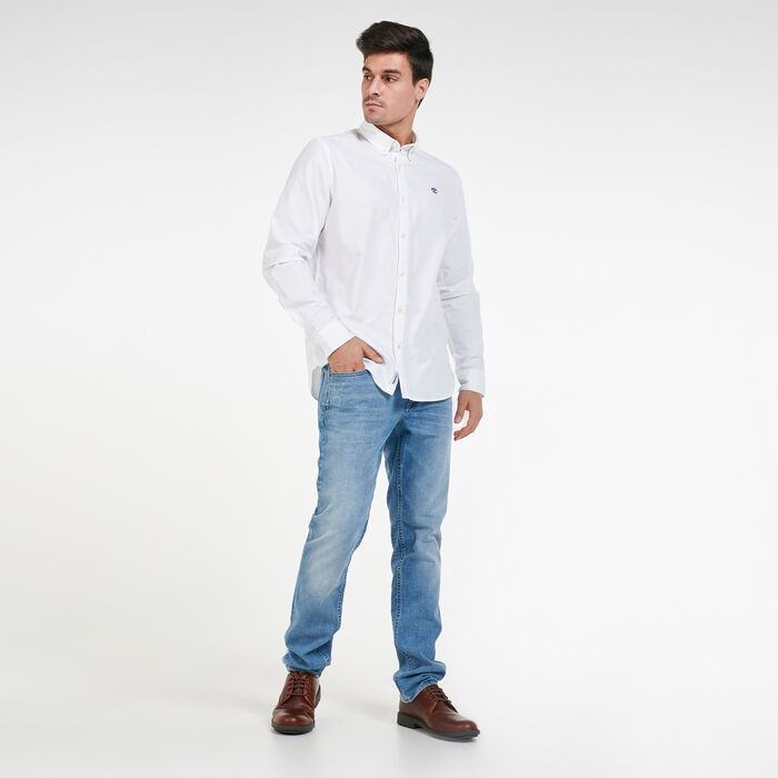 Timberland Men's Ela River Elevated Oxford Shirt White Timberland Men's Ela River Elevated Oxford Shirt White image number 2