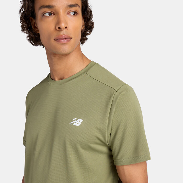 New Balance Men's Sport Training T-Shirt Green New Balance Men's Sport Training T-Shirt Green image number 3