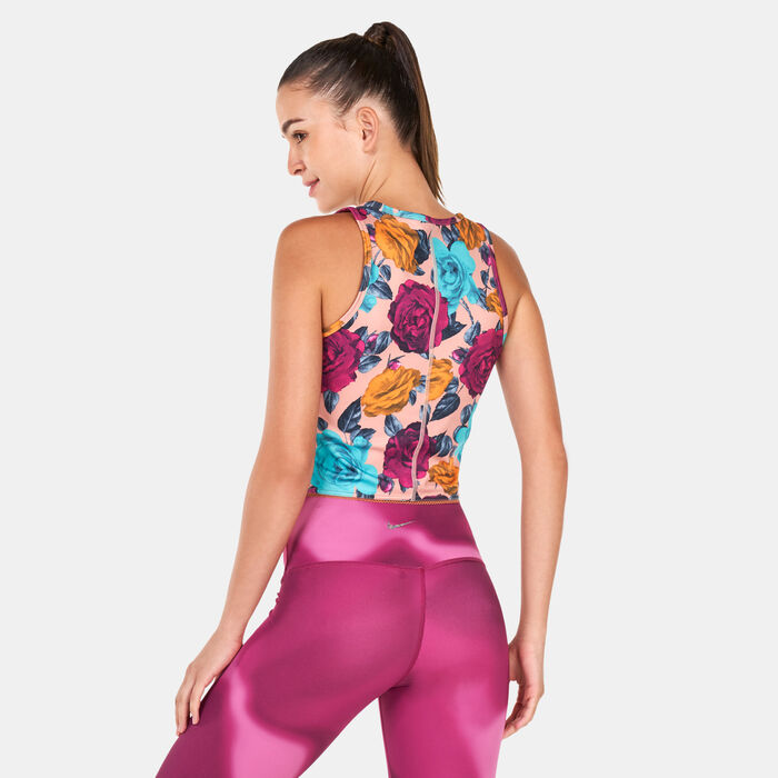 Nike Women's Dri-FIT Icon Clash Tank Top Red image number 1