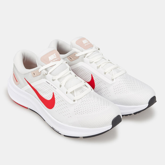 Nike Women's Air Zoom Structure 24 Shoe White Nike Women's Air Zoom Structure 24 Shoe White image number 1