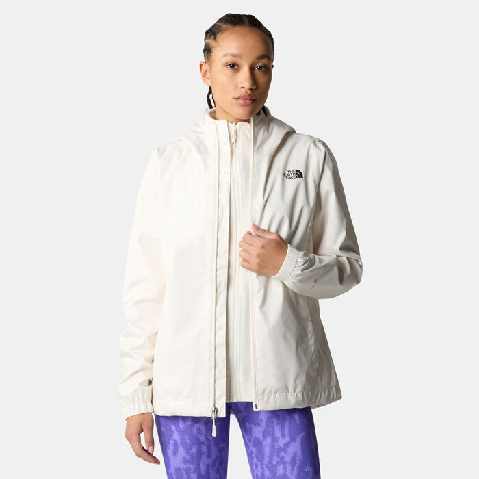 The North Face Women's Quest Rain Jacket White The North Face Women's Quest Rain Jacket White image number 0