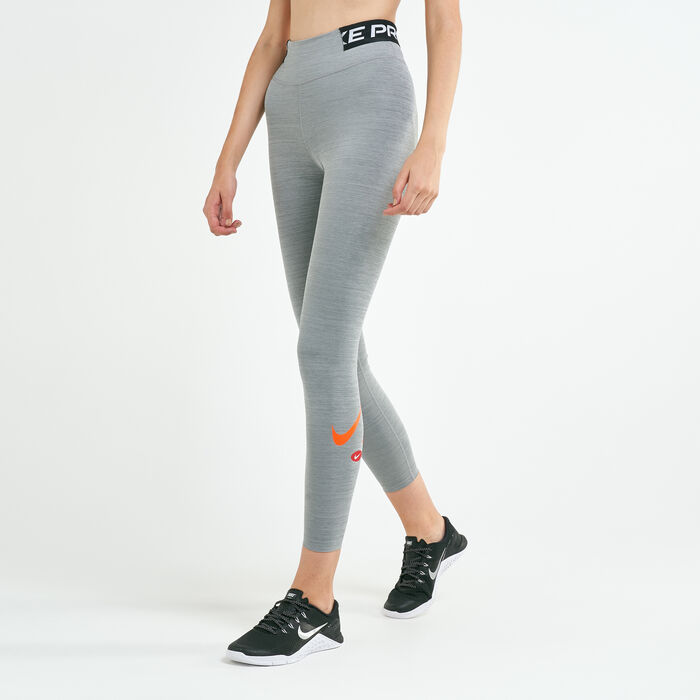 Buy Nike Women's One Icon Clash Leggings Grey in KSA -SSS