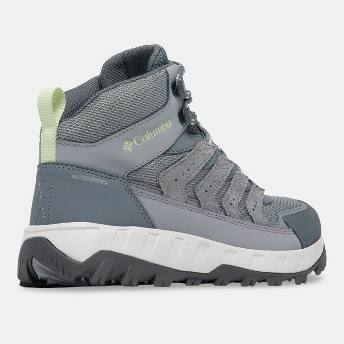Columbia Women's Strata Trail Mid Waterproof Boots Grey Columbia Women's Strata Trail Mid Waterproof Boots Grey image number 2