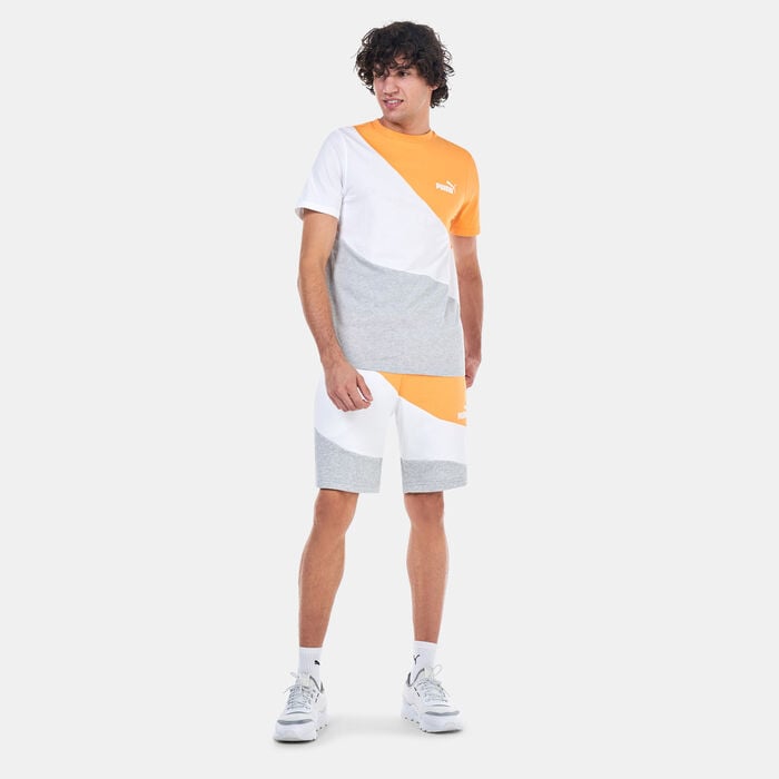 PUMA Men's POWER Cat T-Shirt Orange PUMA Men's POWER Cat T-Shirt Orange image number 2