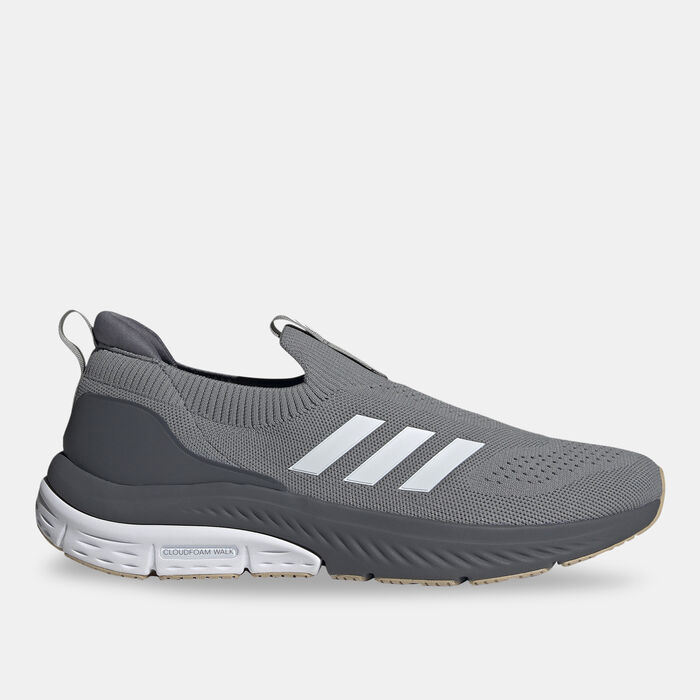 adidas Men's Cloudfoam Walk Lounger Running Shoes Grey image number 0