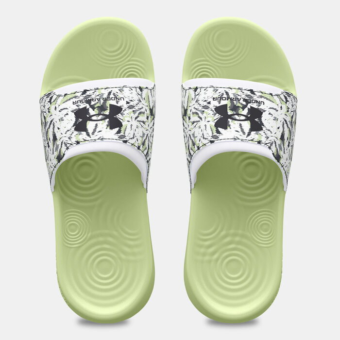 Under Armour Women's Ignite Select Graphic Slides Green image number 4