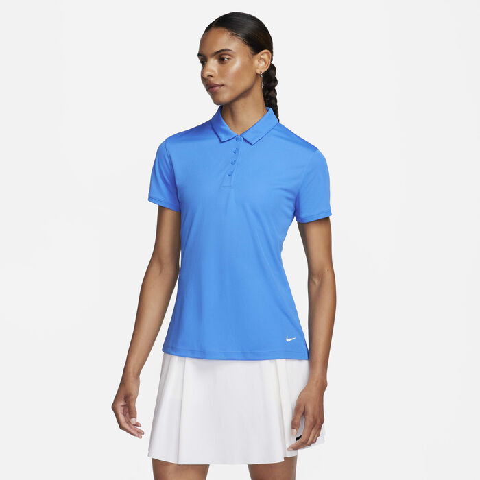 Nike Women's Dri-FIT Victory Golf Polo Shirt Blue Nike Women's Dri-FIT Victory Golf Polo Shirt Blue image number 0