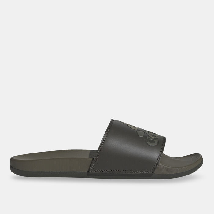 adidas Men's Adilette Comfort Slides Grey adidas Men's Adilette Comfort Slides Grey image number 1