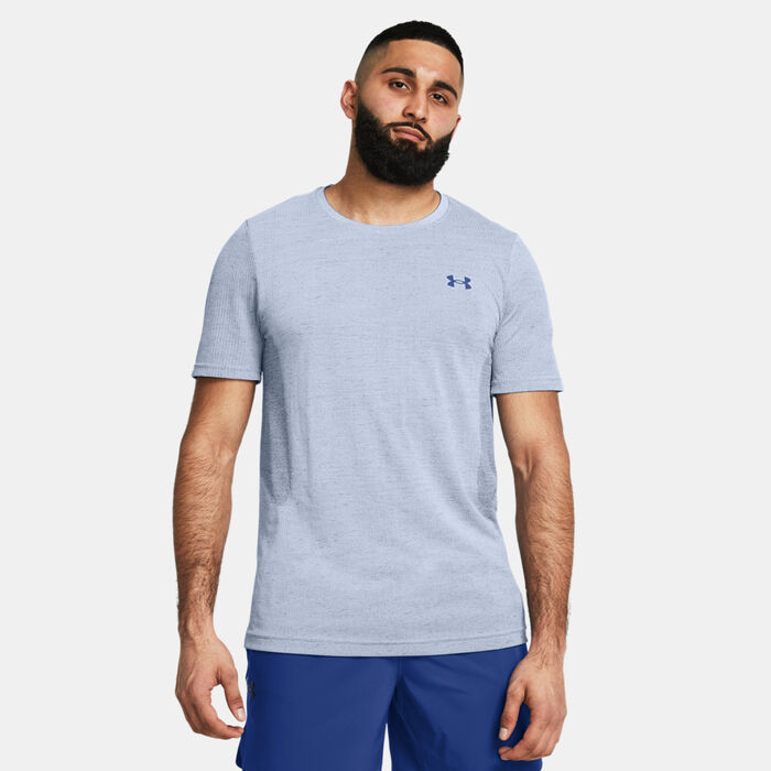 Under Armour Men's Vanish Seamless T-Shirt Blue image number 0