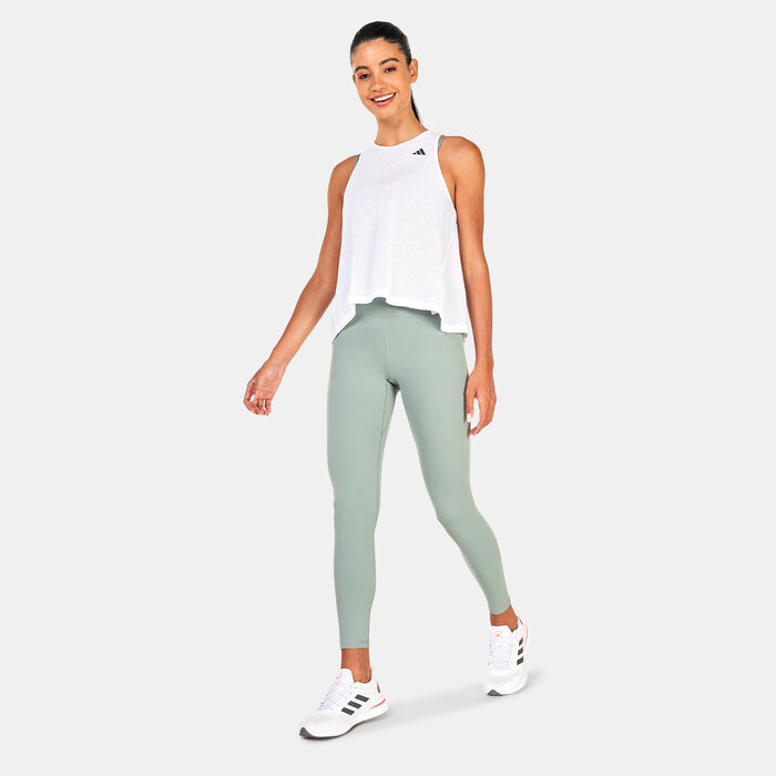 adidas Women's Run Icons Made with Nature Running Tank Top White image number 2