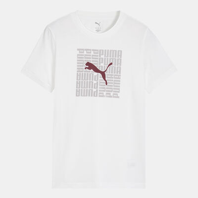 PUMA Men's Graphic Box T-Shirt White