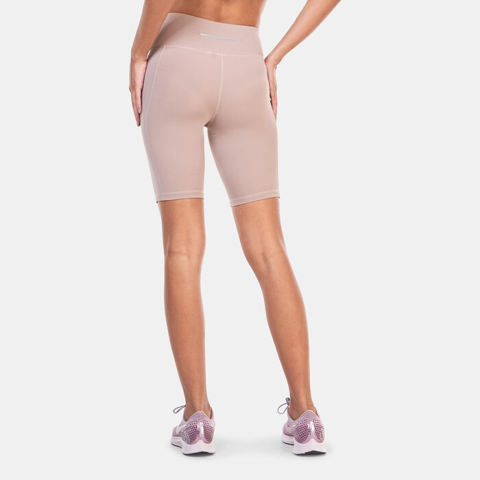 Sun and Sand Sports Women's Logo Bike Shorts Beige Sun and Sand Sports Women's Logo Bike Shorts Beige image number 1