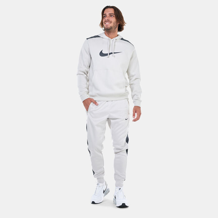 Nike Men's Sportswear Fleece Hoodie White image number 2
