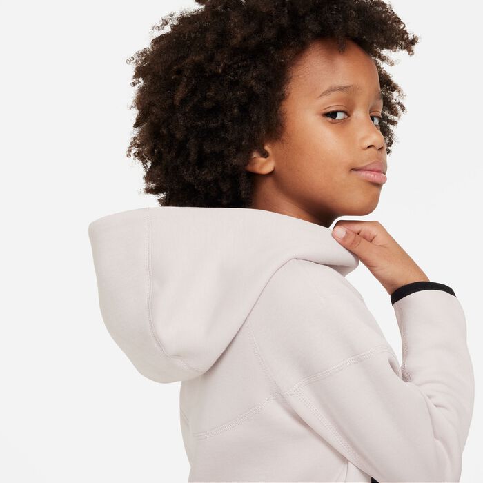Nike Kids' Sportswear Tech Fleece Full-Zip 2-Piece Hoodie Set Beige Nike Kids' Sportswear Tech Fleece Full-Zip 2-Piece Hoodie Set Beige image number 7