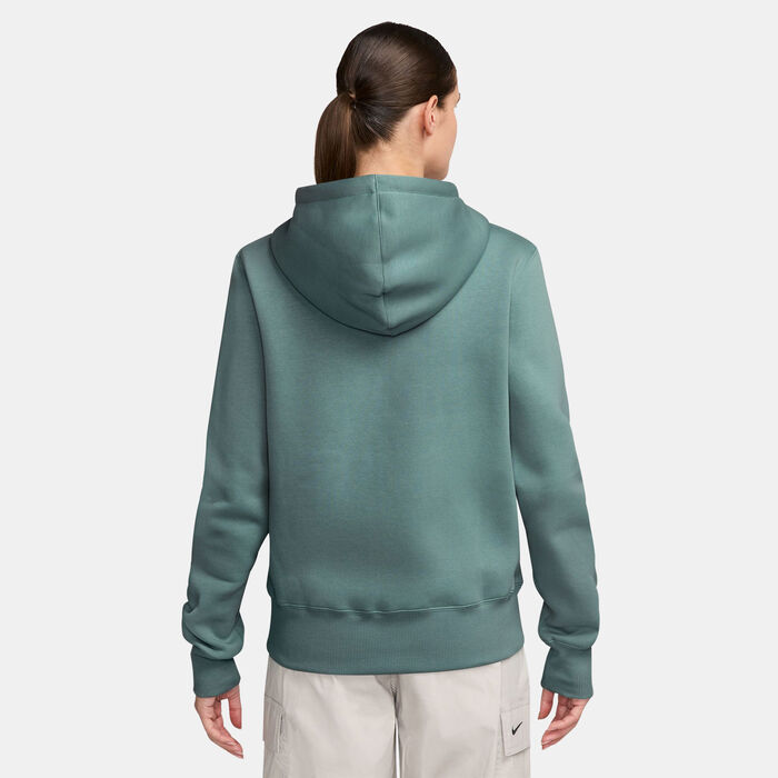 Nike Women's Sportswear Phoenix Fleece Full-Zip Hoodie Green Nike Women's Sportswear Phoenix Fleece Full-Zip Hoodie Green image number 1