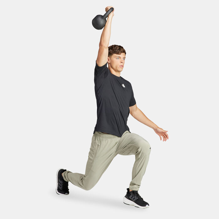 adidas Men's Logo Training T-Shirt Black adidas Men's Logo Training T-Shirt Black image number 2