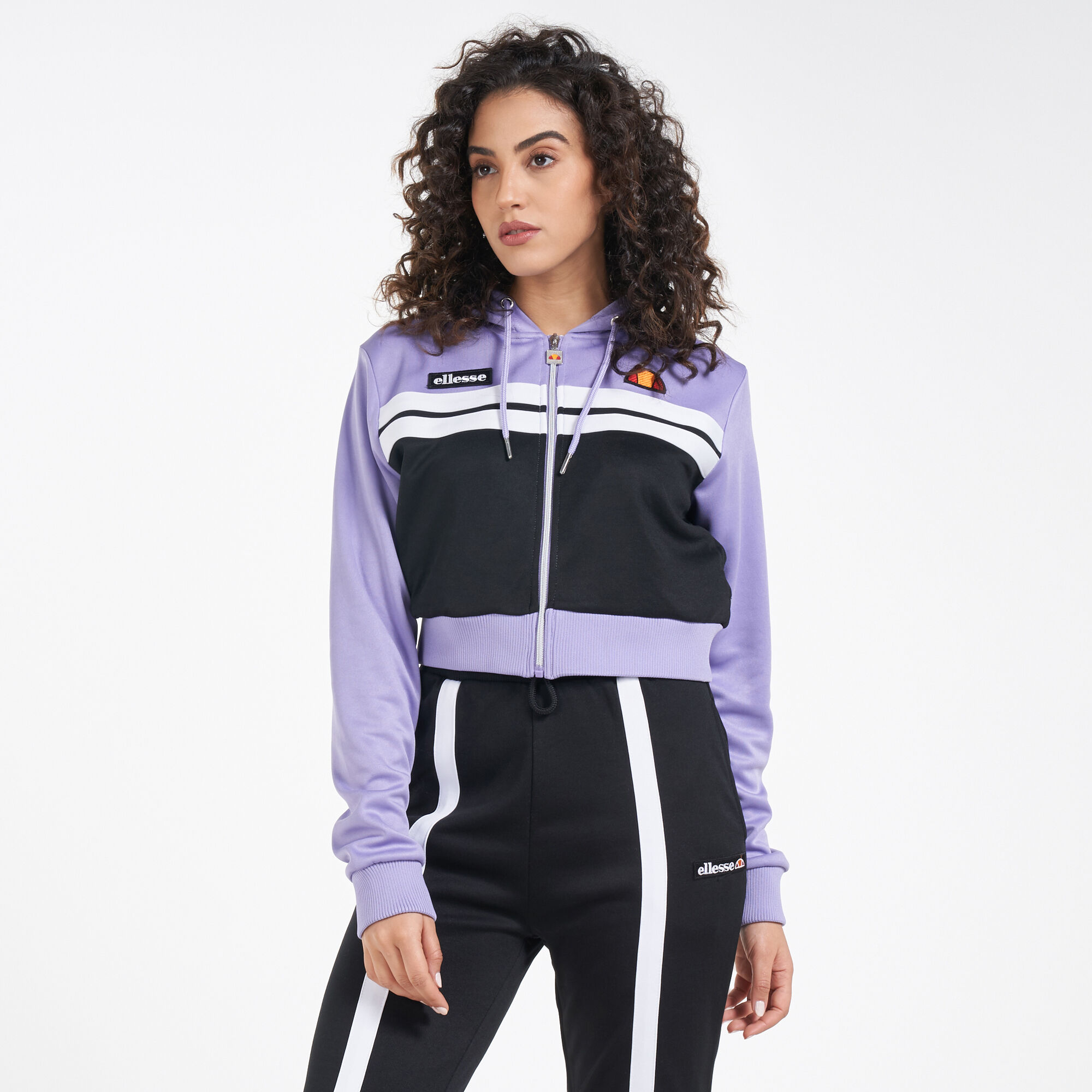 Buy Ellesse Women s Bulito Cropped Hoodie Purple in KSA SSS