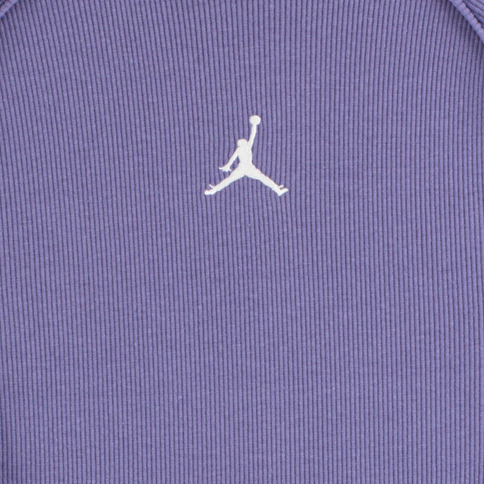 Nike Kids' Mock Neck Rib Dress Purple Nike Kids' Mock Neck Rib Dress Purple image number 2