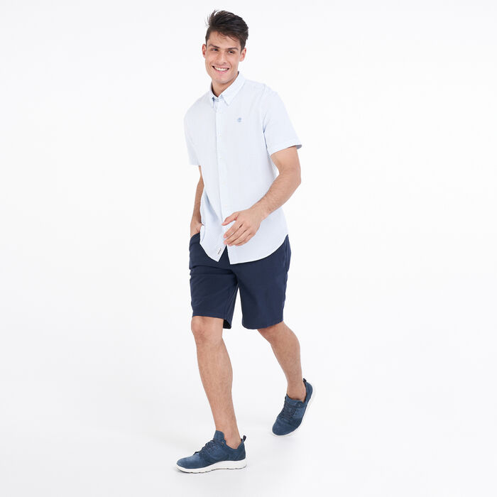 Timberland Men's New Seersucker Shirt Red Timberland Men's New Seersucker Shirt Red image number 2