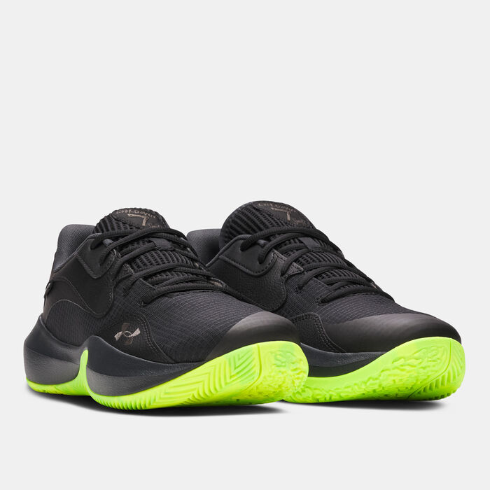 Under Armour Lockdown 7 Low Basketball Shoes Black image number 1