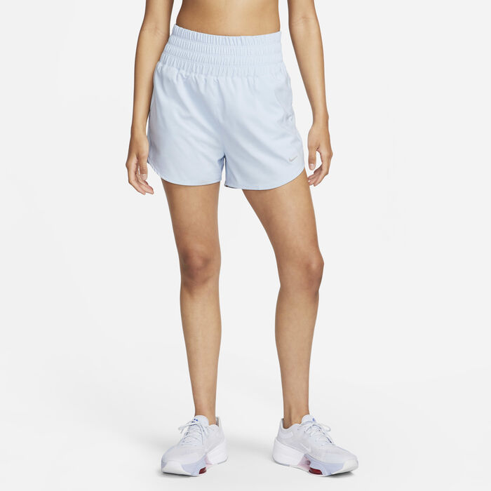 Nike Women's Dri-FIT One Ultra High-Waisted Shorts Blue Nike Women's Dri-FIT One Ultra High-Waisted Shorts Blue image number 0