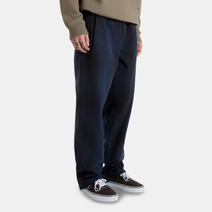 Vans Men's Authentic Chino Tapered Plaid Pants Blue Vans Men's Authentic Chino Tapered Plaid Pants Blue image number 0