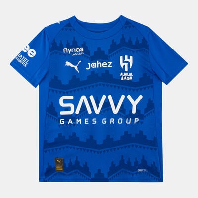 PUMA Kids' Al Hilal 25/26 Home Replica Football Jersey Blue PUMA Kids' Al Hilal 25/26 Home Replica Football Jersey Blue