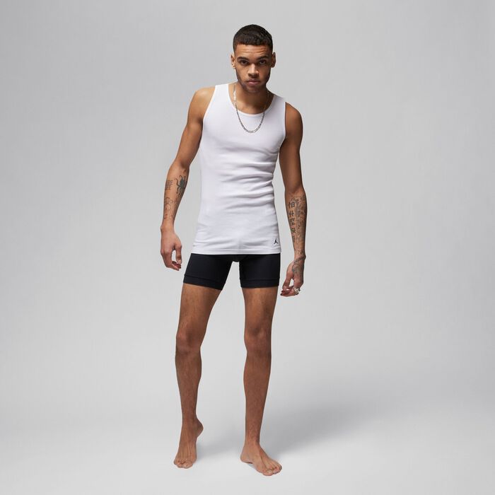 Jordan Kids' Flight Base Tank Top 2-Pack White Jordan Kids' Flight Base Tank Top 2-Pack White image number 4