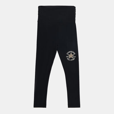 Converse Kids' Ruched Leggings Black Converse Kids' Ruched Leggings Black
