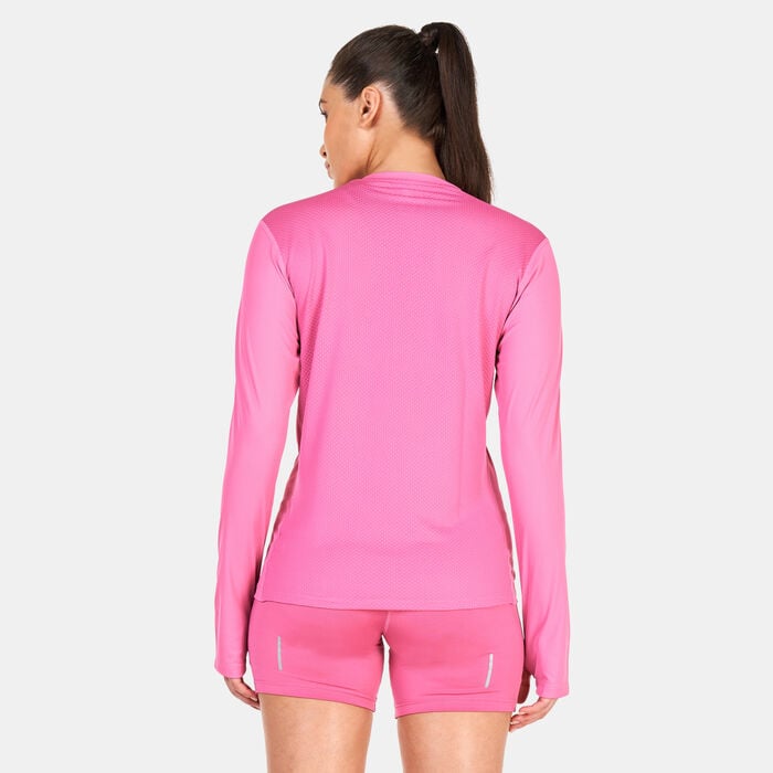 adidas Women's Own the Run Long Sleeve T-Shirt Blue adidas Women's Own the Run Long Sleeve T-Shirt Blue image number 1
