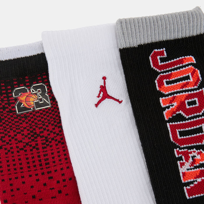 Nike Kids' Air Crew Socks White image number 1