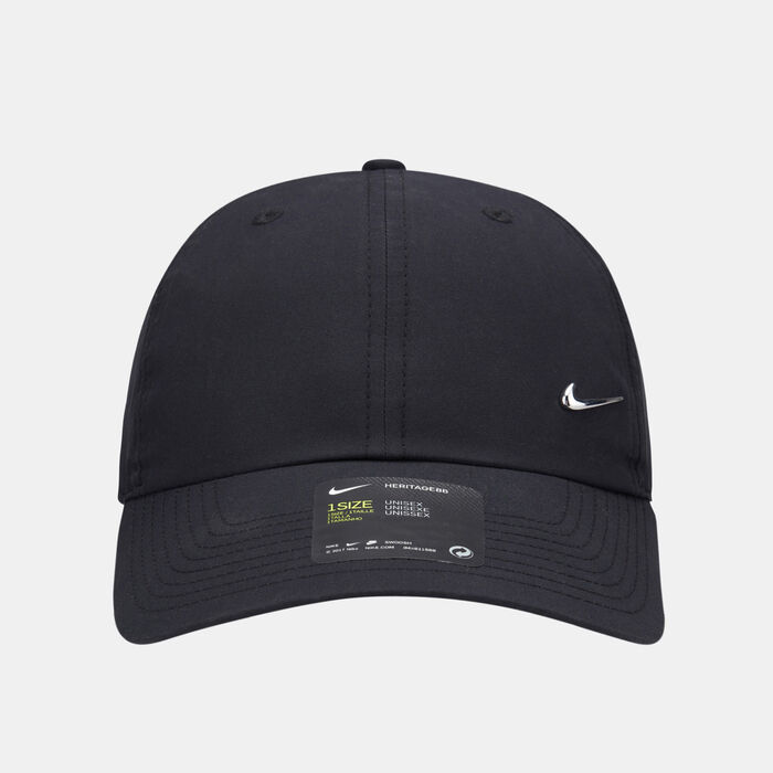Nike Unisex Heritage86 Metal Swoosh Cap Black image number 0