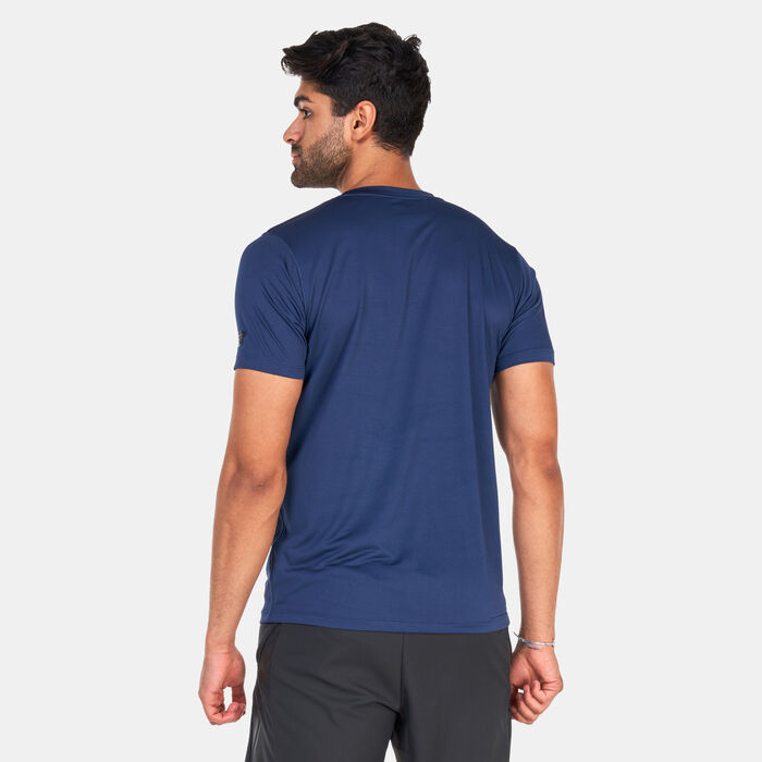 New Balance Men's Tenacity Graphic T-Shirt Blue New Balance Men's Tenacity Graphic T-Shirt Blue image number 1