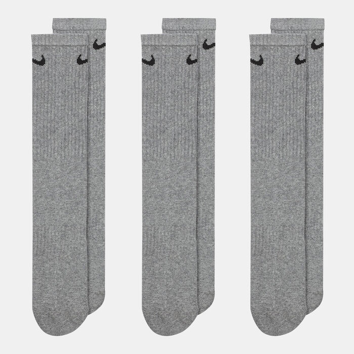 Nike Everyday Cushion Crew Socks (3 Pack) Grey Nike Everyday Cushion Crew Socks (3 Pack) Grey image number 1