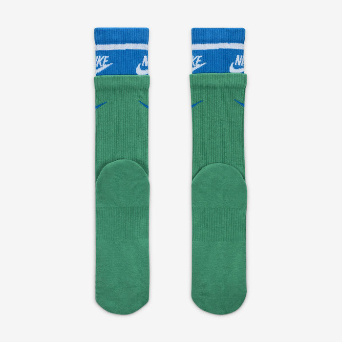 Nike Everyday Plus Cushioned Crew Socks Green Nike Everyday Plus Cushioned Crew Socks Green image number 2